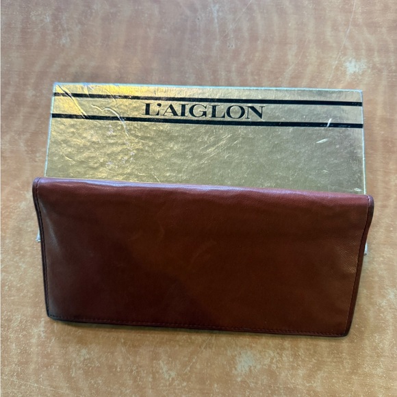 L’Aiglon Brown Leather Men's Wallet